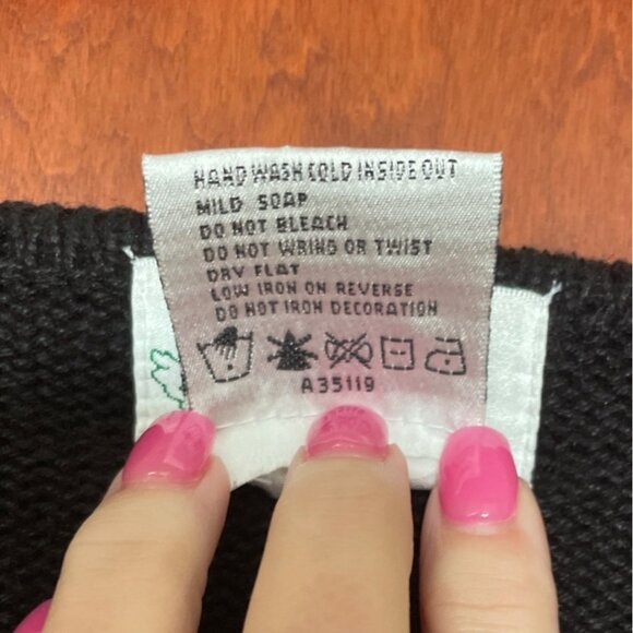 Vtg Quacker Factory Christmas Cardigan Women L w Snowman Snowflake Embellishment - Picture 7 of 9